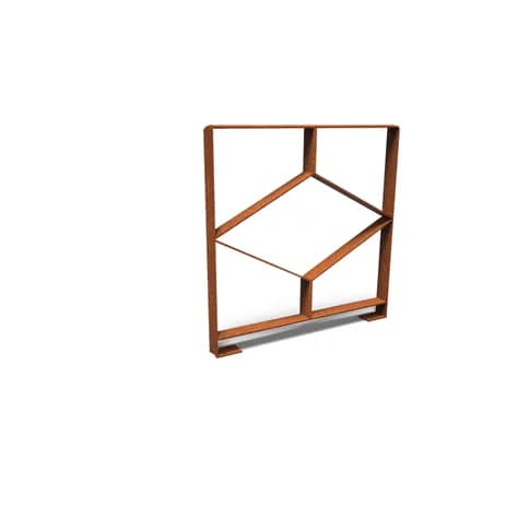 ROMB barrières de séparation Acier corten
