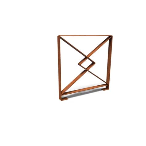 ROMB barrières de séparation Acier corten