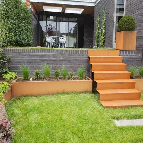 Escaliers Acier corten