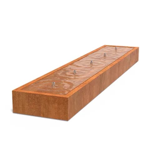 Tables d'eau standard Acier corten