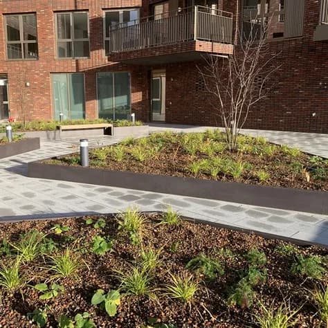 Mur de soutènement 600 angle Aluminium