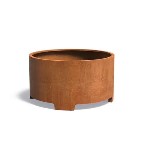CIRCUM avec pieds Acier corten