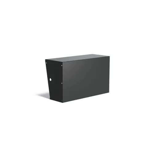 Murs de soutènement 600 avec large bord supérieur droit Aluminium