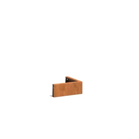 Mur de soutènement 200 coin Acier corten