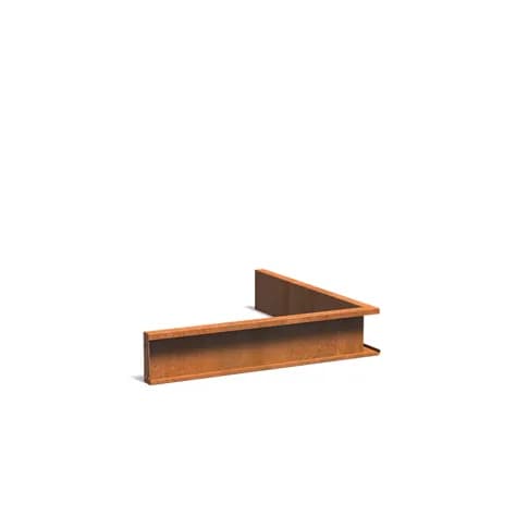 Mur de soutènement 200 coin Acier corten