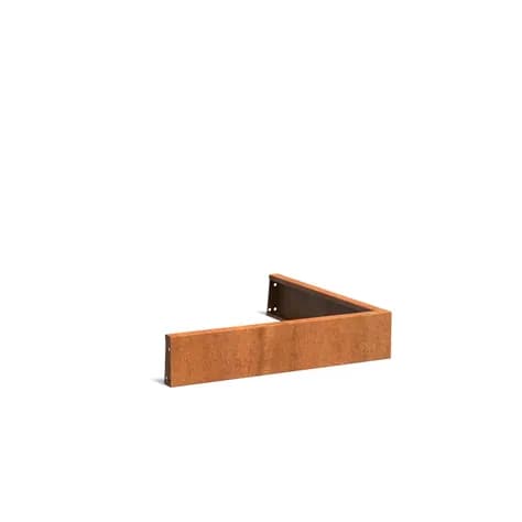Mur de soutènement 200 coin Acier corten