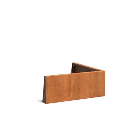Mur de soutènement 400 angle Acier corten