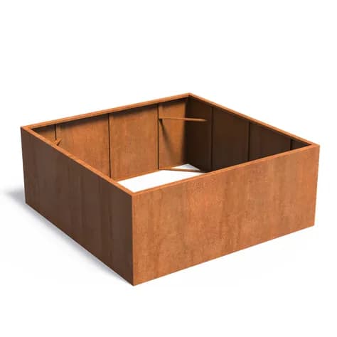 CARREZ Sans fond Acier corten