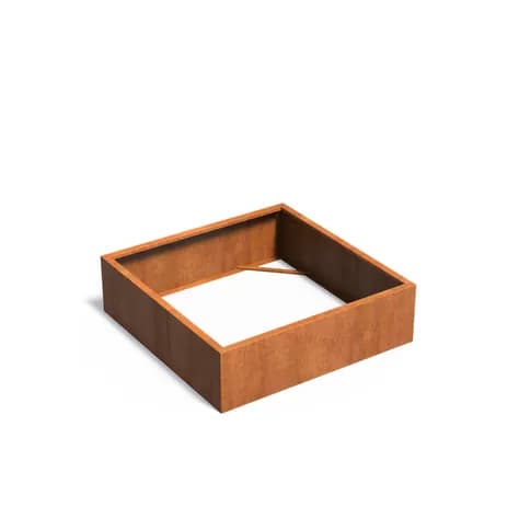 CARREZ Sans fond Acier corten