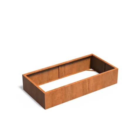 CARREZ Sans fond Acier corten