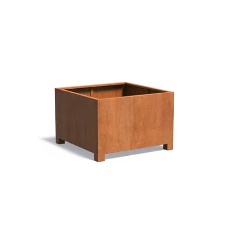 CARREZ avec pieds Acier corten