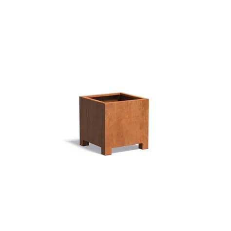 CARREZ avec pieds Acier corten