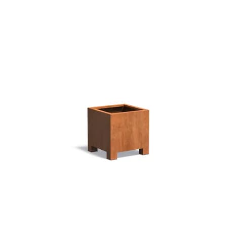 CARREZ avec pieds Acier corten