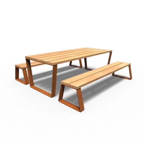 MIO set de pique-nique Acier corten