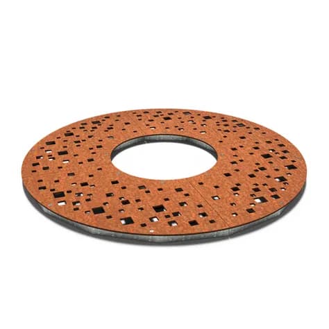 Grilles d'arbres ronde 1800