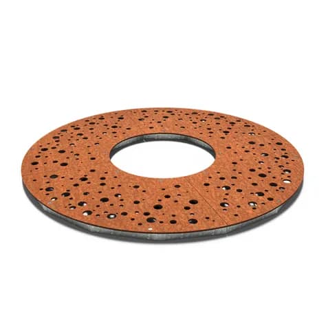 Grilles d'arbres ronde 1800 Acier corten