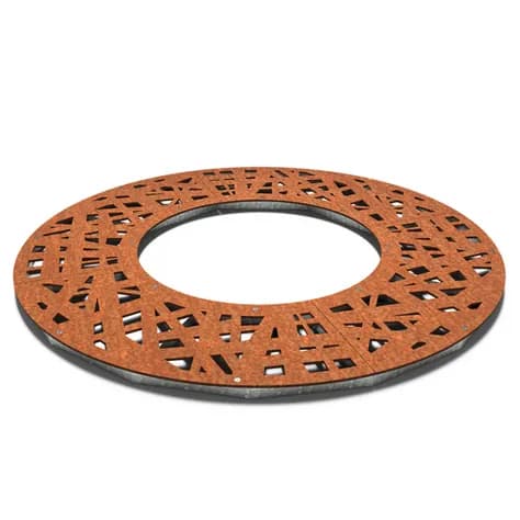 Grilles d'arbres ronde 1950