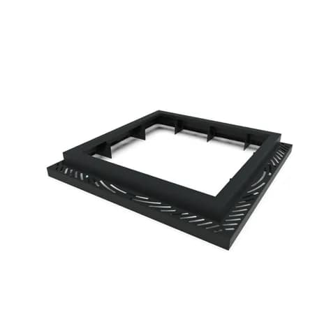 Miroir d'arbre carré 1490 Aluminium