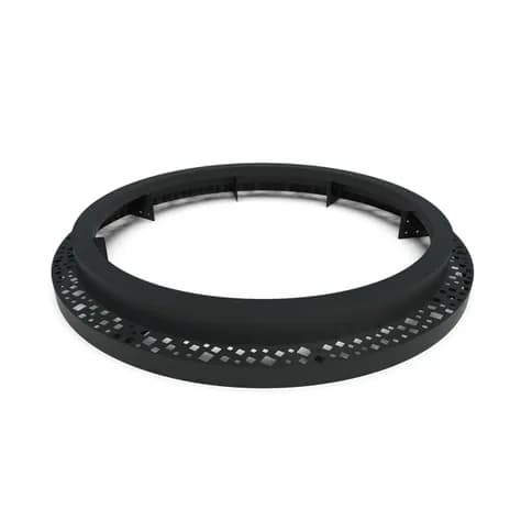 Miroir d'arbre ronde 1800 Aluminium