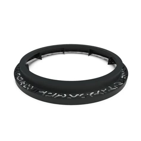 Miroir d'arbre ronde 1800 Aluminium