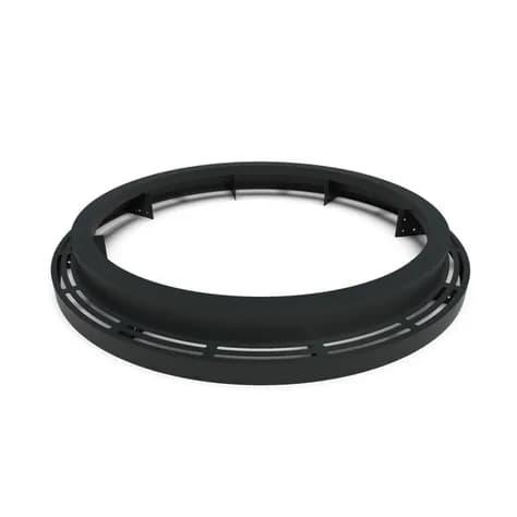 Miroir d'arbre ronde 1800 Aluminium