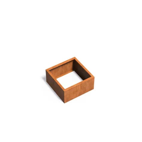 CARREZ Sans fond Acier corten