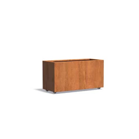 CARREZ Sur roulettes Acier corten