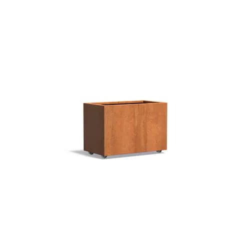 CARREZ Sur roulettes Acier corten
