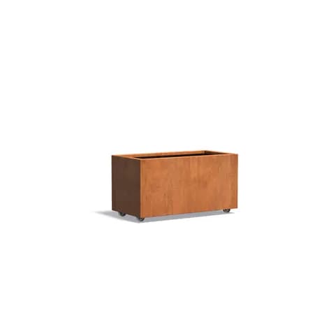 CARREZ Sur roulettes Acier corten