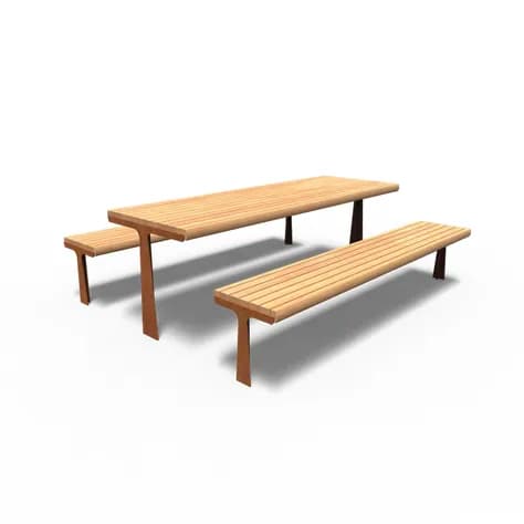 GRO set de pique-nique Acier corten