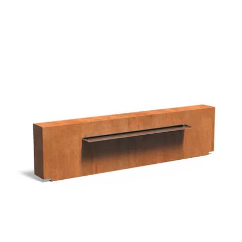 parois de bassin fixe Acier corten