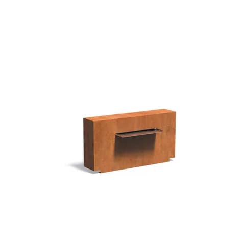 parois de bassin fixe Acier corten