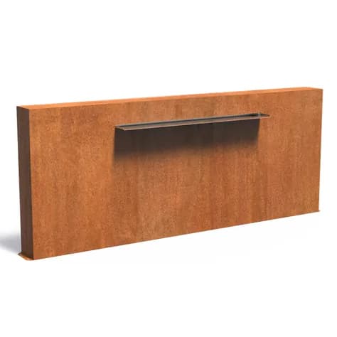Parois de bassin autoportante Acier corten