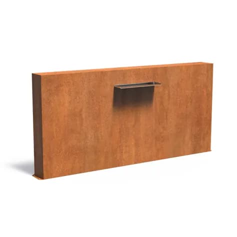Parois de bassin autoportante Acier corten