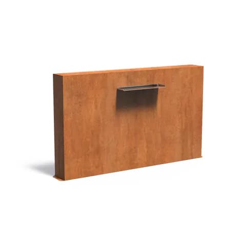 Parois de bassin autoportante Acier corten