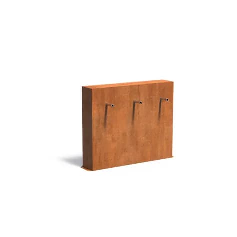 Parois de bassin autoportante Acier corten