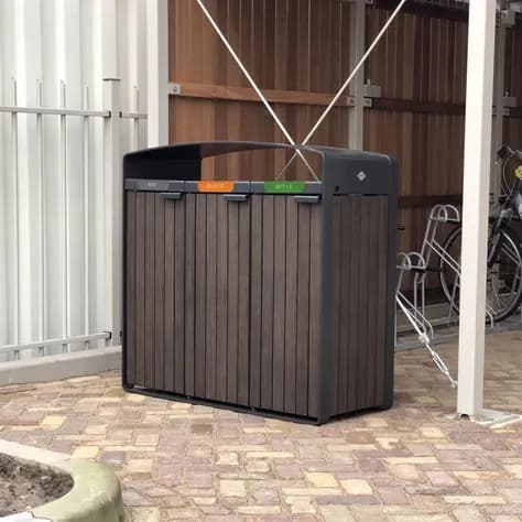 STORR avec bardage bois Acier corten