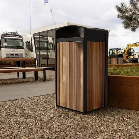 STORR avec décoration en bois Acier enduit