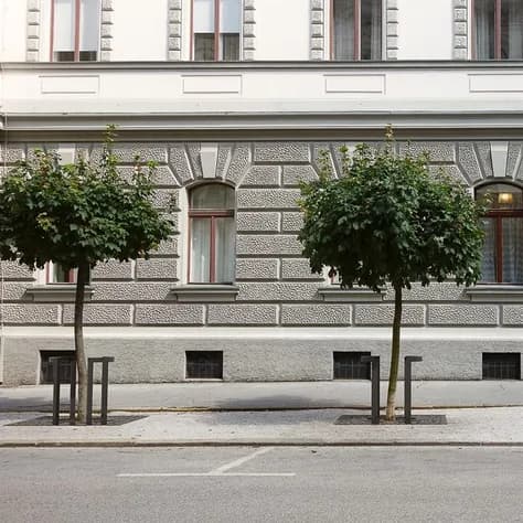 AROS tree guard round Acier enduit