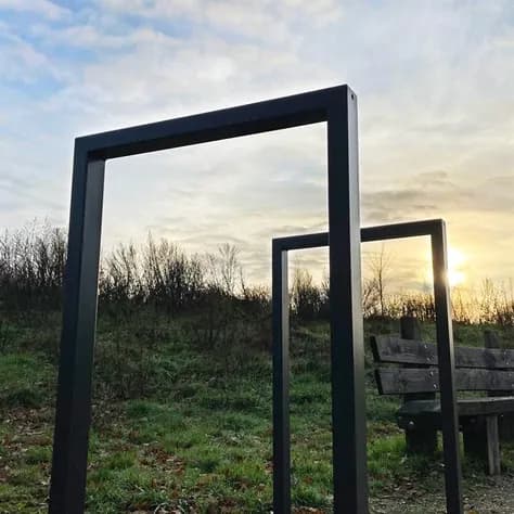 AROS avec fausse tige Acier corten